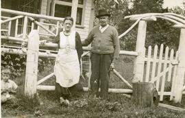 Mr. and Mrs. Donelly in Biggar, Saskatchewan