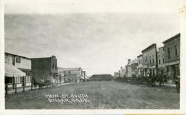 Main Street, looking south in Biggar, Saskatchewan