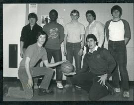 Boys Senior Basketball Team in Biggar, Saskatchewan