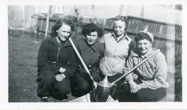 A Ladies Curling Team in Biggar, Saskatchewan