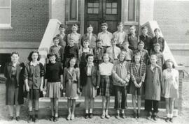 The Grade Seven Class of 1945-46 in Biggar, Saskatchewan