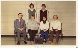 The Woodrow Lloyd School Staff of 1982-83 in Biggar, Saskatchewan
