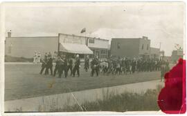 Parade on Main Street in Biggar, Saskatchewan