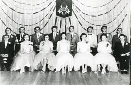 The Graduating Class of 1958 in Biggar, Saskatchewan