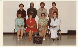 St. Gabriel's School Staff 1976-77 in Biggar, Saskatchewan