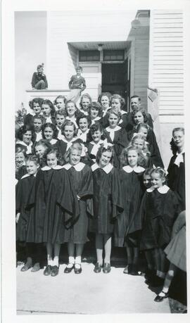 United Church Choir in Biggar, Saskatchewan
