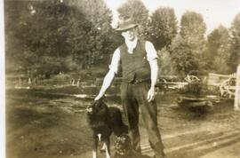 Matt Symonds With Dogs, Digger and Tweed Near Shere, England