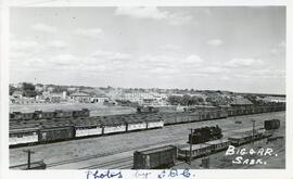 Canadian National Rail Yards in Biggar, Saskatchewan