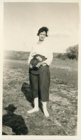 Gladys Holland in Biggar, Saskatchewan