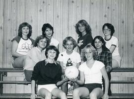 The Girls Volleyball Team in Biggar, Saskatchewan