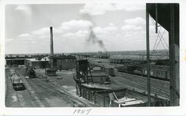 CN Rail Yard in Biggar, Saskatchewan