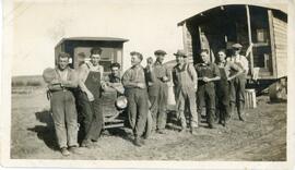 Threshing Crew At John Garden's Farm