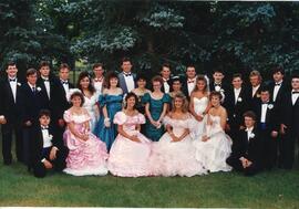 The Graduating Class of 1990 in Biggar, Saskatchewan