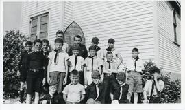 Boy Scouts In Front of St. Paul's Anglican Church