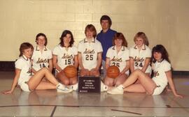 St. Gabriel's School Basketball Team in Biggar, Saskatchewan