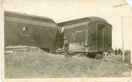A Train Wreck Near Biggar, SK
