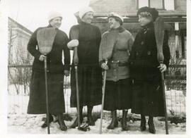 A Ladies Curling Team in Biggar, Saskatchewan