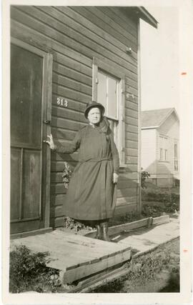 Mrs. John Donelly in Biggar, Saskatchewan