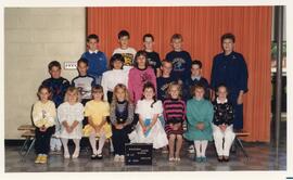 The Woodrow Lloyd School Fourth Grade Class of 1988-89 in Biggar, Saskatchewan