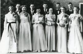 Graduating Class of 1952 in Biggar, Saskatchewan