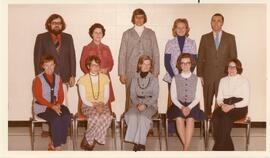 St. Gabriel's School Staff 1973-74 in Biggar, Saskatchewan