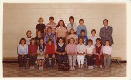 Woodrow Lloyd School Grade Six Class of 1979-80 in Biggar, Saskatchewan
