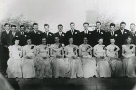 The Graduating Class of 1946 in Biggar, Saskatchewan