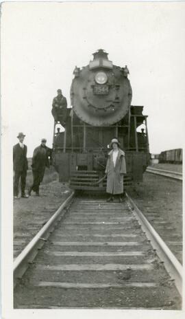 Canadian National Steam Engine #3544 in Biggar, Saskatchewan