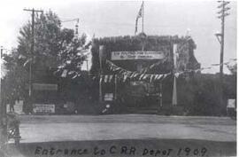 Entrance to C.P.R. Depot 1909