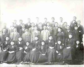 Graduating class of Regina (Indian) Industrial School, 1898