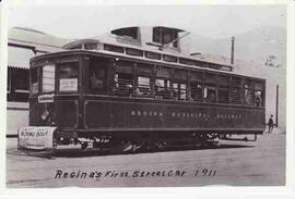 Regina's first streetcar