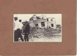 Damage to houses after the June 30 cyclone