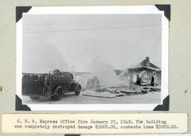 C. N. R. Express Office fire