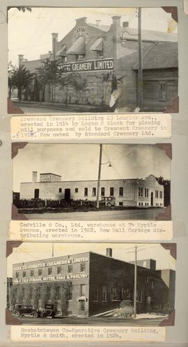 Crescent Creamery building, Codville & Co., Ltd. Warehouse, and Saskatchewan Co-Operative Cre...