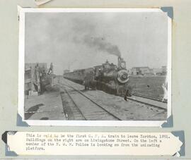 First C.P.R. train to leave Yorkton
