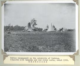 First Nation encampment on the outskirts of Yorkton