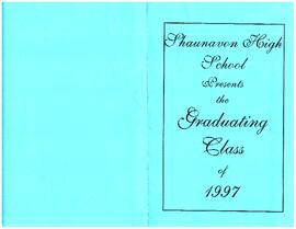Program for 1997 Shaunavon High School Graduation