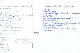 Organizational notebook for Garden Shows 1962-1975