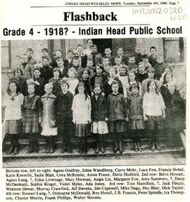 Indian Head Public School Grade 4 pupils 1918?