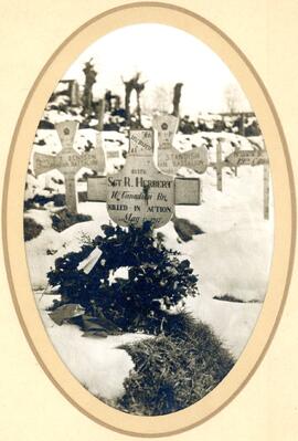 Sgt R. Herbert grave marker