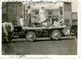 Children's sanitorium float at July 1st parade