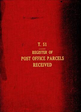 Register of Post Office Parcels Received - Indian Head (1928-1942)