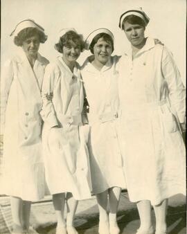 Four nurses in uniform