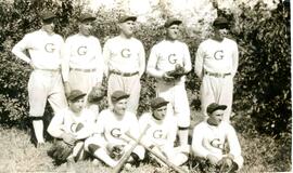 Baseball team - unidentified town 1934