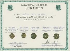 Indian Head 4H Club Charter (1973 - 1977)