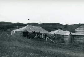 Circus tent in the valley