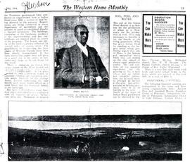 Indian Head issue of The Western Home Monthly