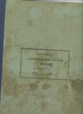 Climatological Register Qu'Appelle Station 1949 - 1951