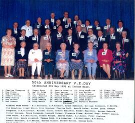 50th Anniversary V.E. Day - posed group
