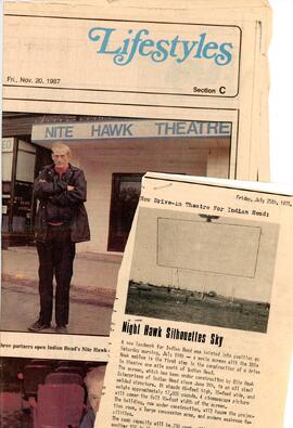 Nite Hawk Theatre newsclippings